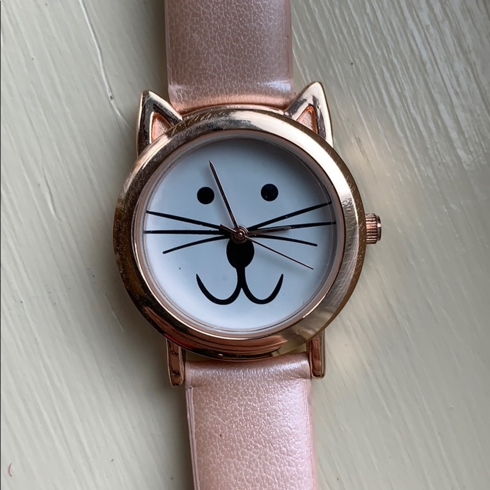 Never used watch with cat face